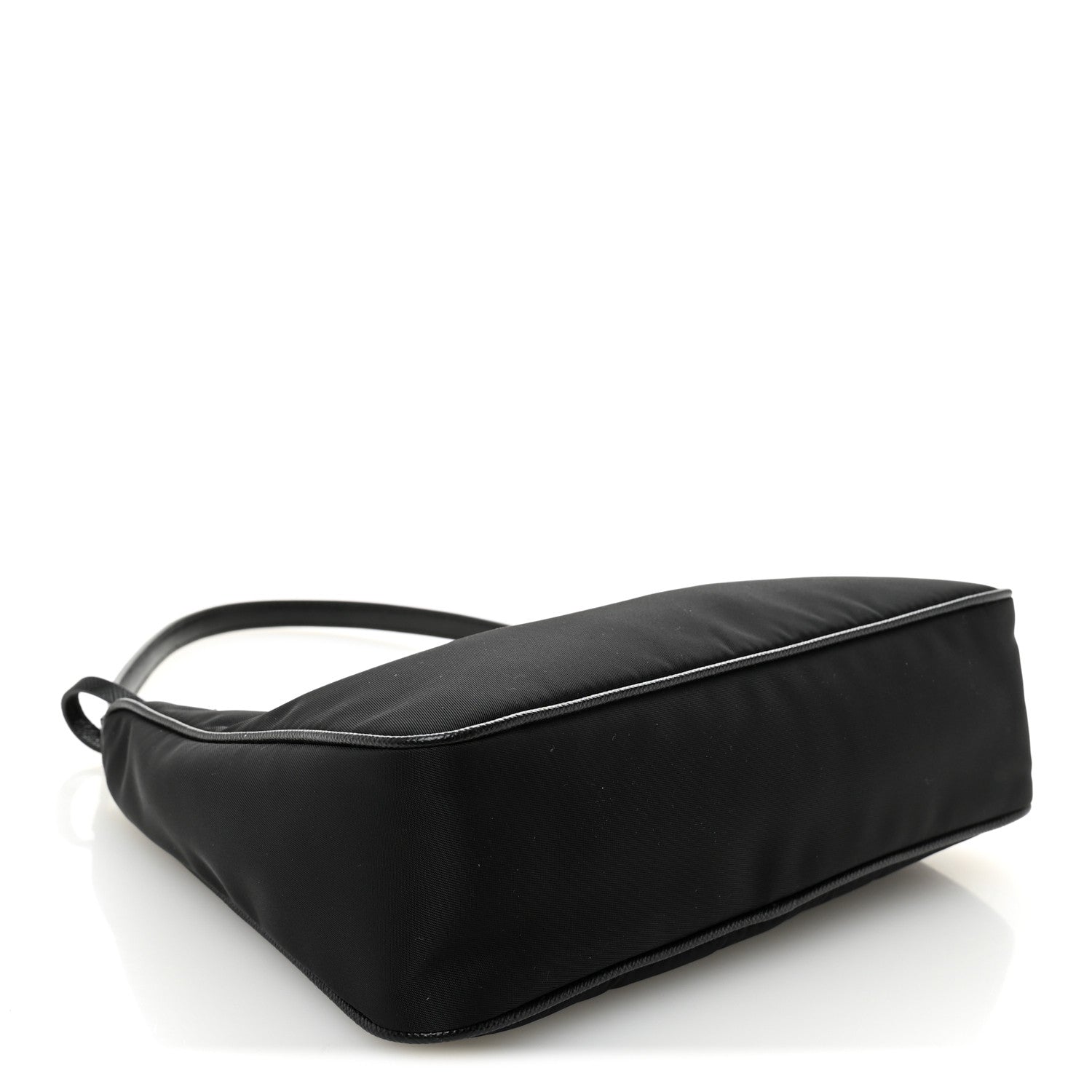 Prada Tessuto Nylon Saffiano Mini Re-Edition 2005 Bag Black 4 of 11
