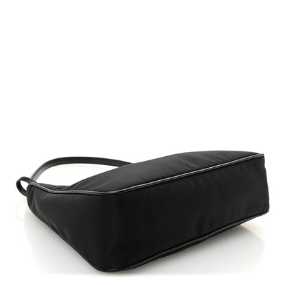 Prada Tessuto Nylon Saffiano Mini Re-Edition 2005 Bag Black 4 of 11
