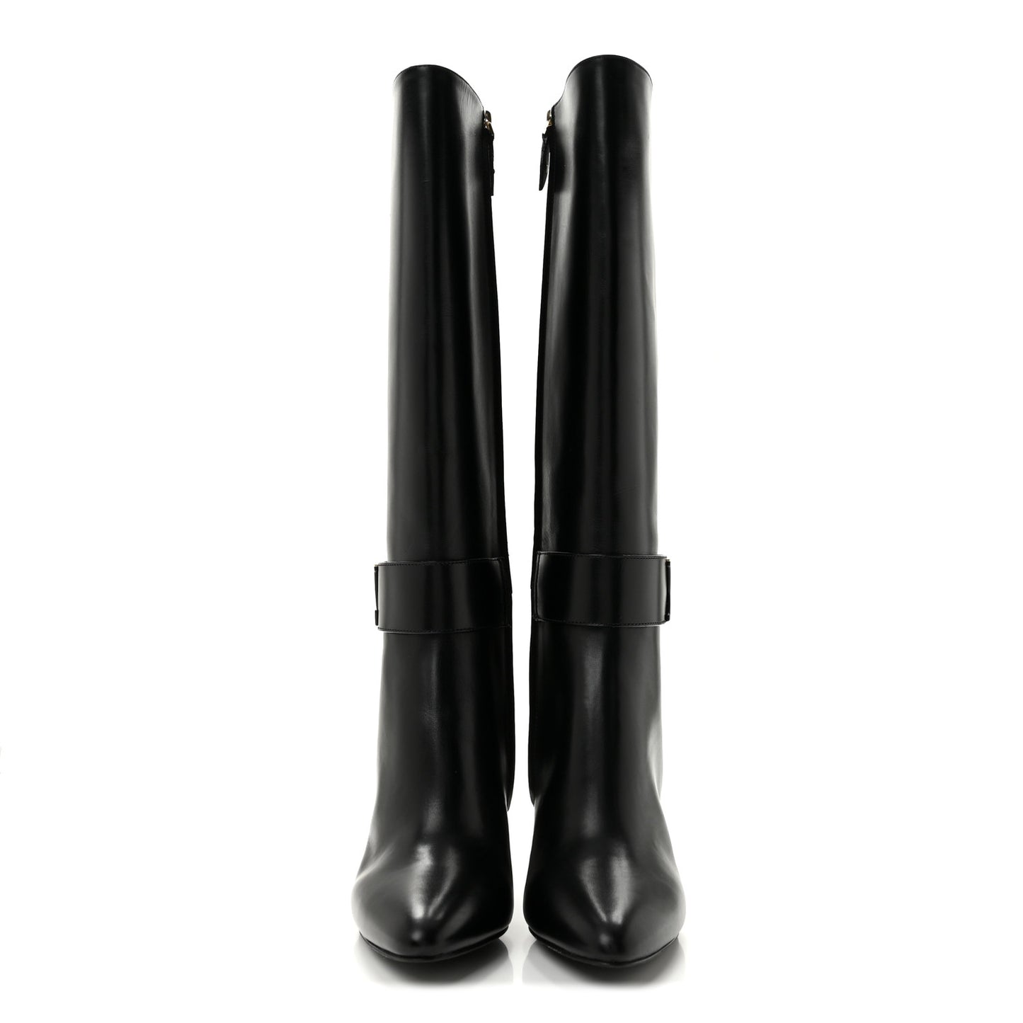 Calfskin Midtown High Boots 40 Black