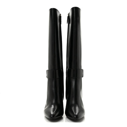 Louis Vuitton Calfskin Midtown High Boots 40 Black 2 of 8