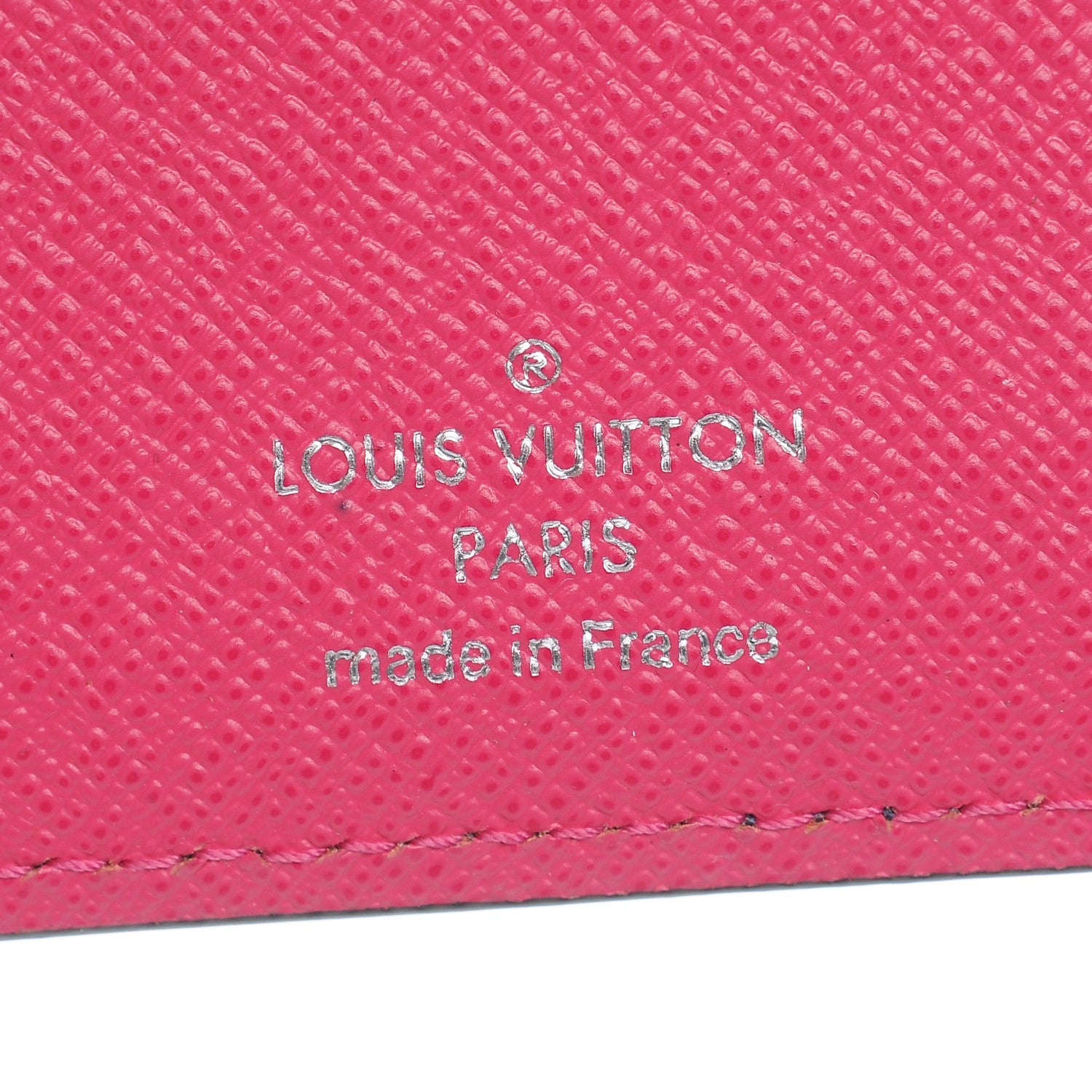 Louis Vuitton Epi Victorine Wallet Indigo Hot Pink 6 of 7