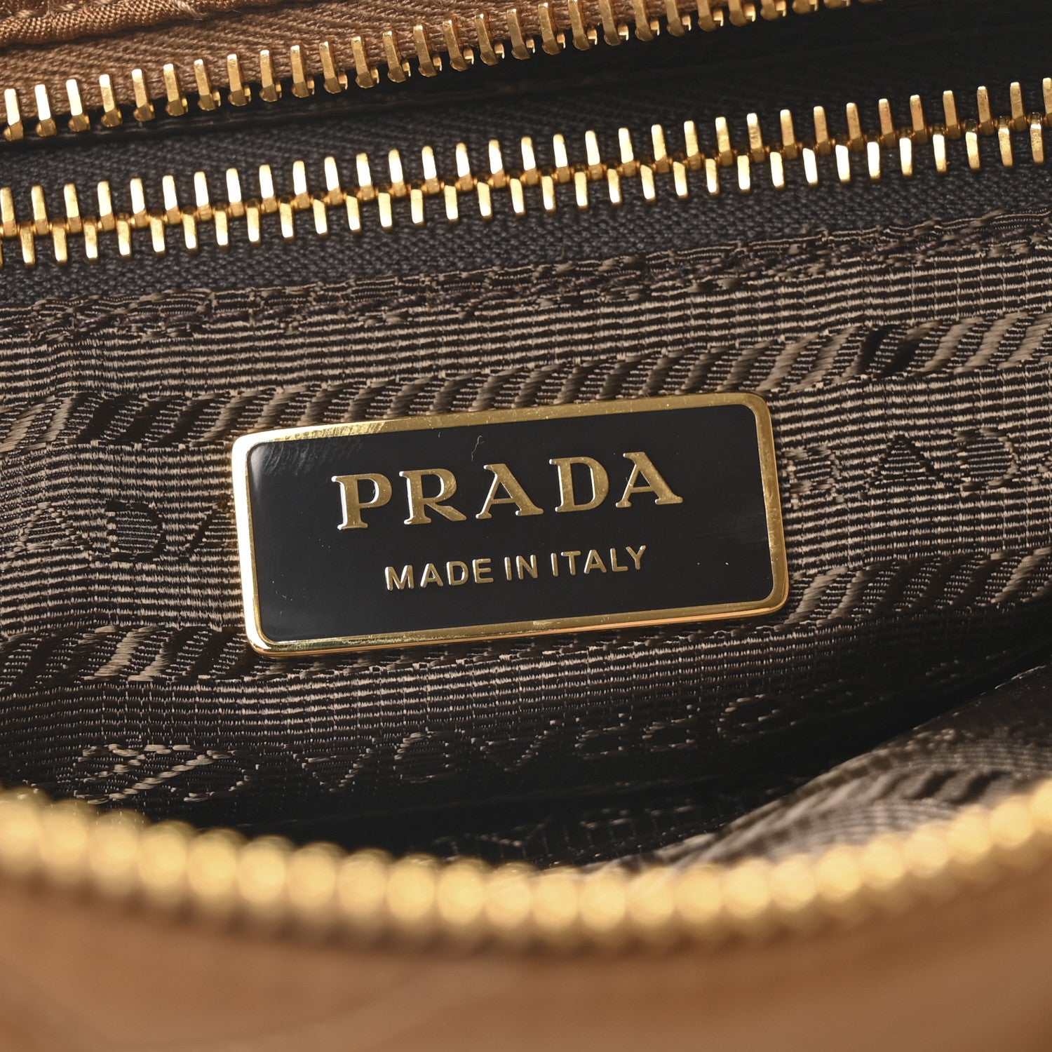 Prada Re-Nylon Saffiano Stitched Re-Edition 1995 Chaine Shoulder Bag Brandy 6 of 9