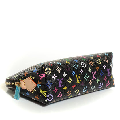 Louis Vuitton Monogram Multicolor Cosmetic Pouch Black Grenade 4 of 8