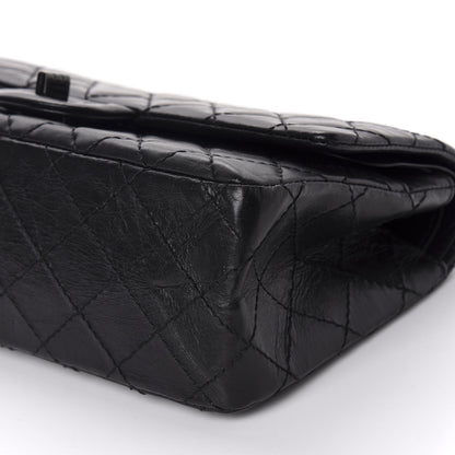 Chanel Aged Calfskin Quilted 2.55 Reissue 225 Flap So Black 6 of 9