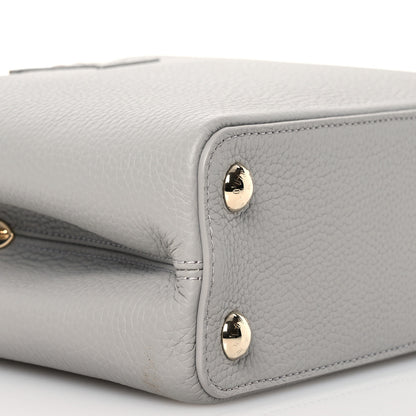 Louis Vuitton Taurillon Capucines BB Flint Grey 10 of 12