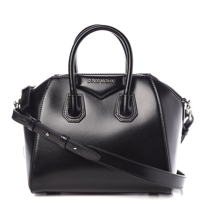 Givenchy Shiny Lord Calfskin Mini Antigona Black 1 of 7