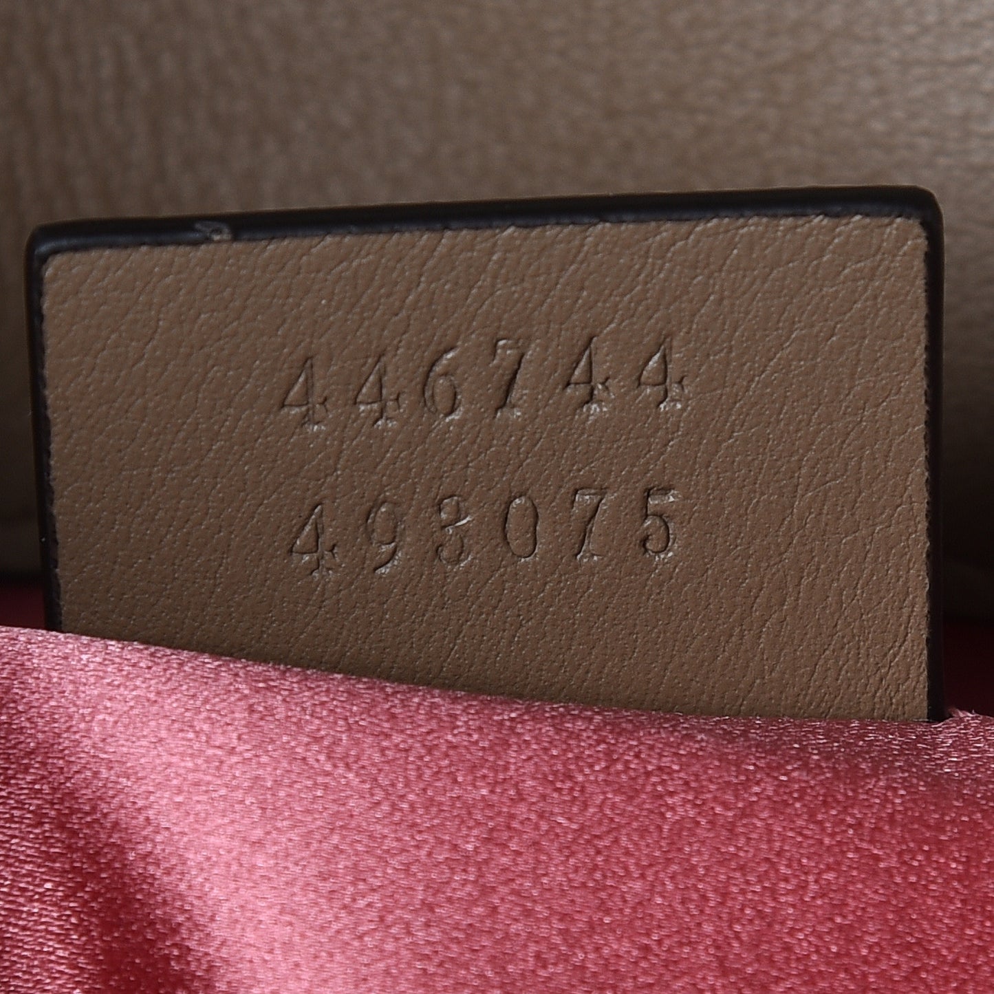 Velvet Matelasse Mini GG Marmont Shoulder Bag Taupe