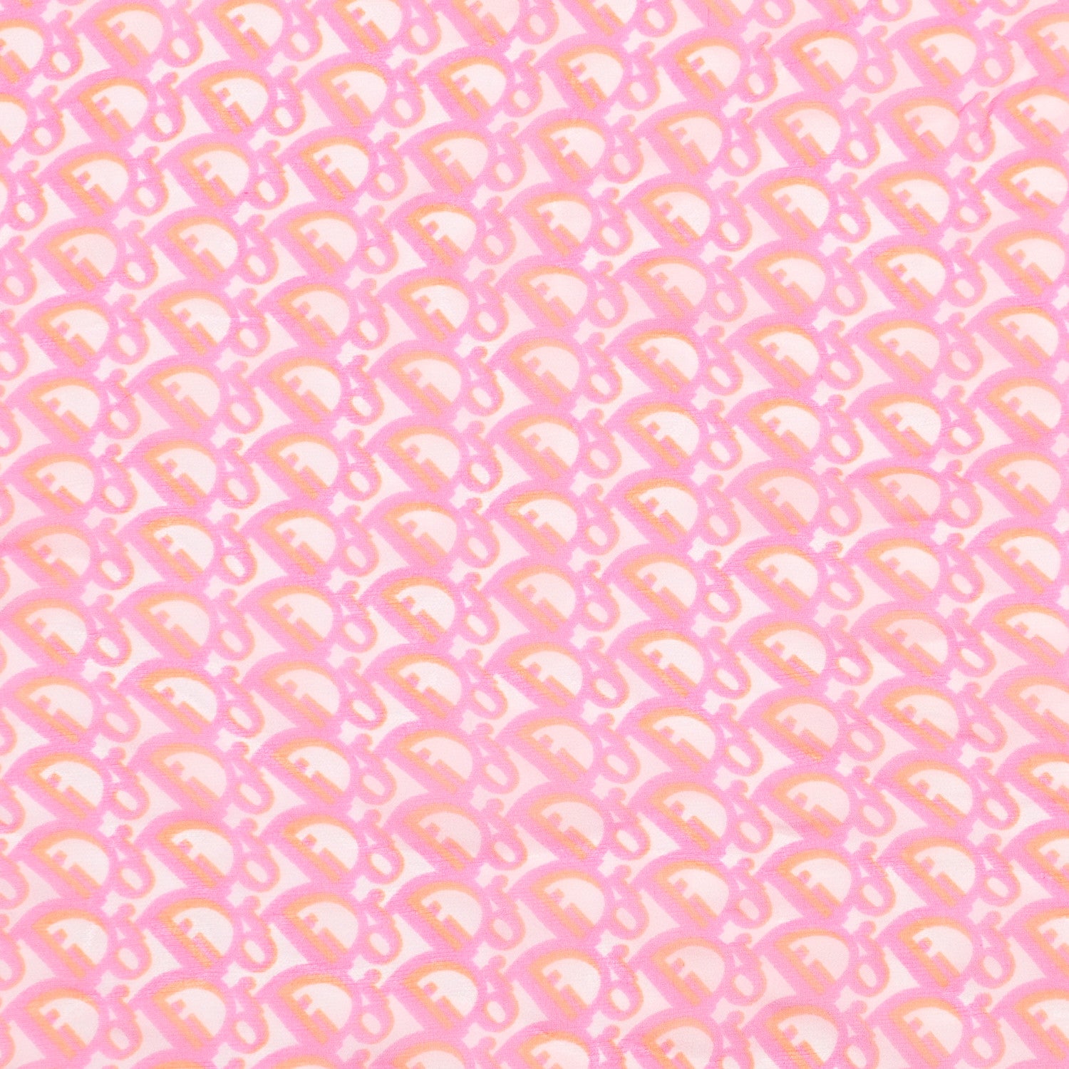Christian Dior Silk Monogram Scarf Pink 2 of 4