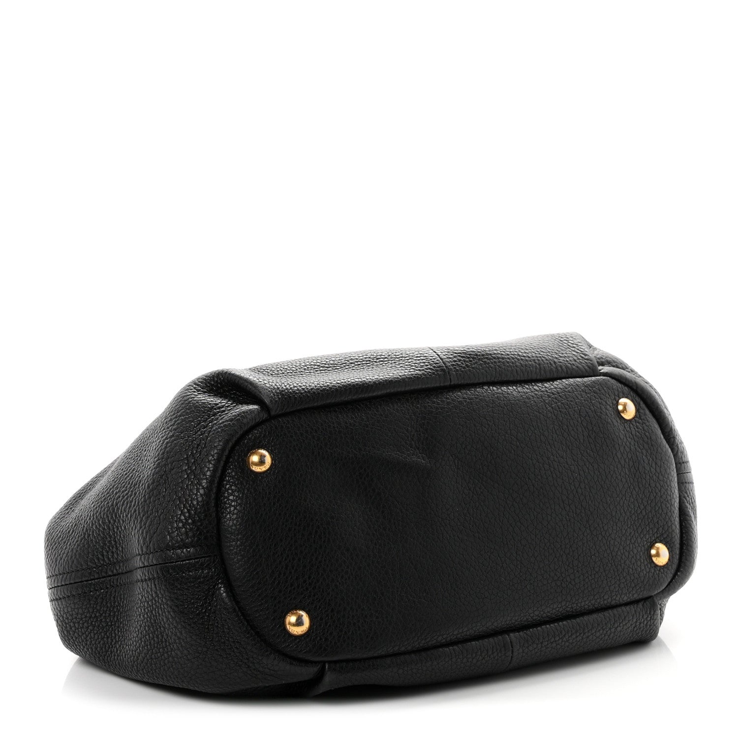 Prada Vitello Daino Tote Black 4 of 11