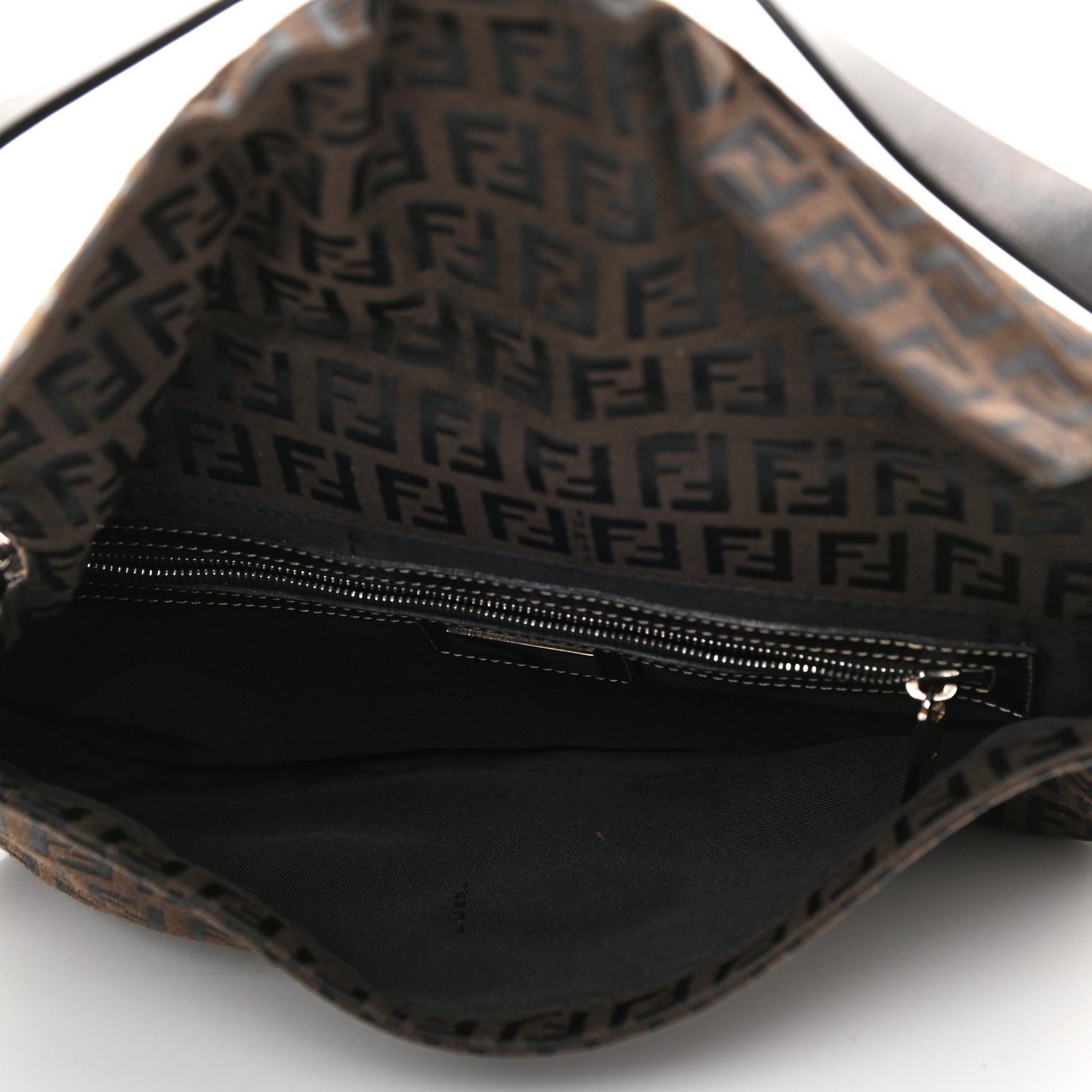 Fendi Zucchino Baguette Dark Brown 4 of 9