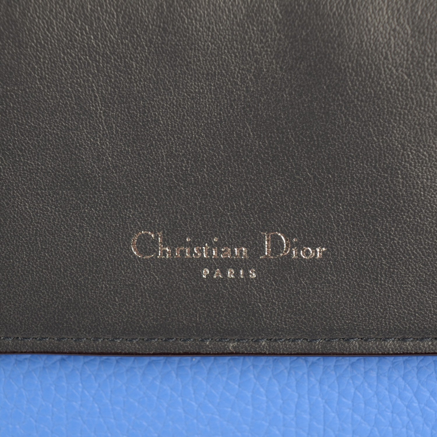 Christian Dior Bullcalf Medium Be Dior Flap Blue 6 of 6