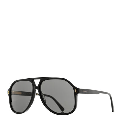 Gucci Acetate Aviator Sunglasses GG1042S Black 1 of 7