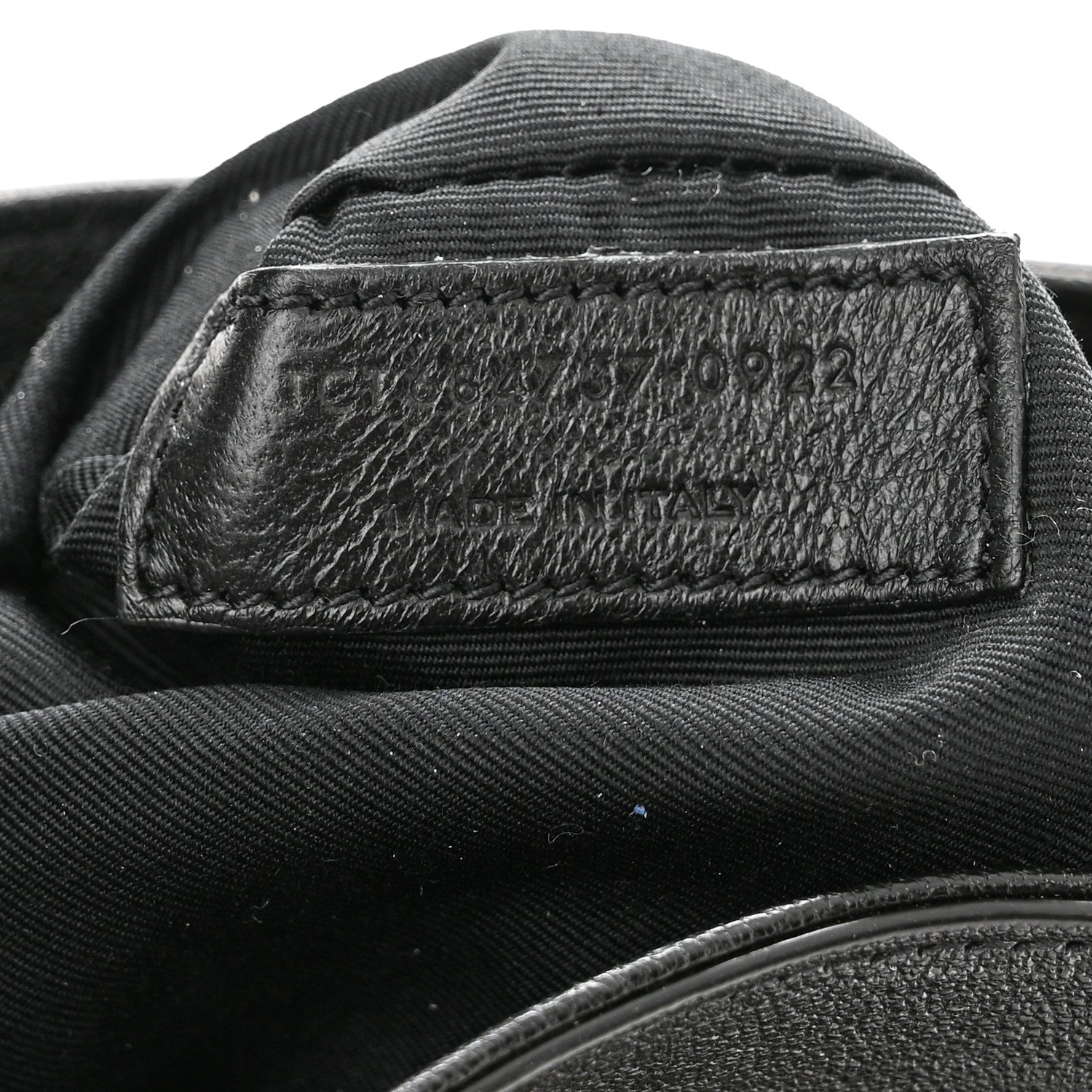 Saint Laurent Lambskin Seau Fermoir Bucket Bag Black 8 of 12