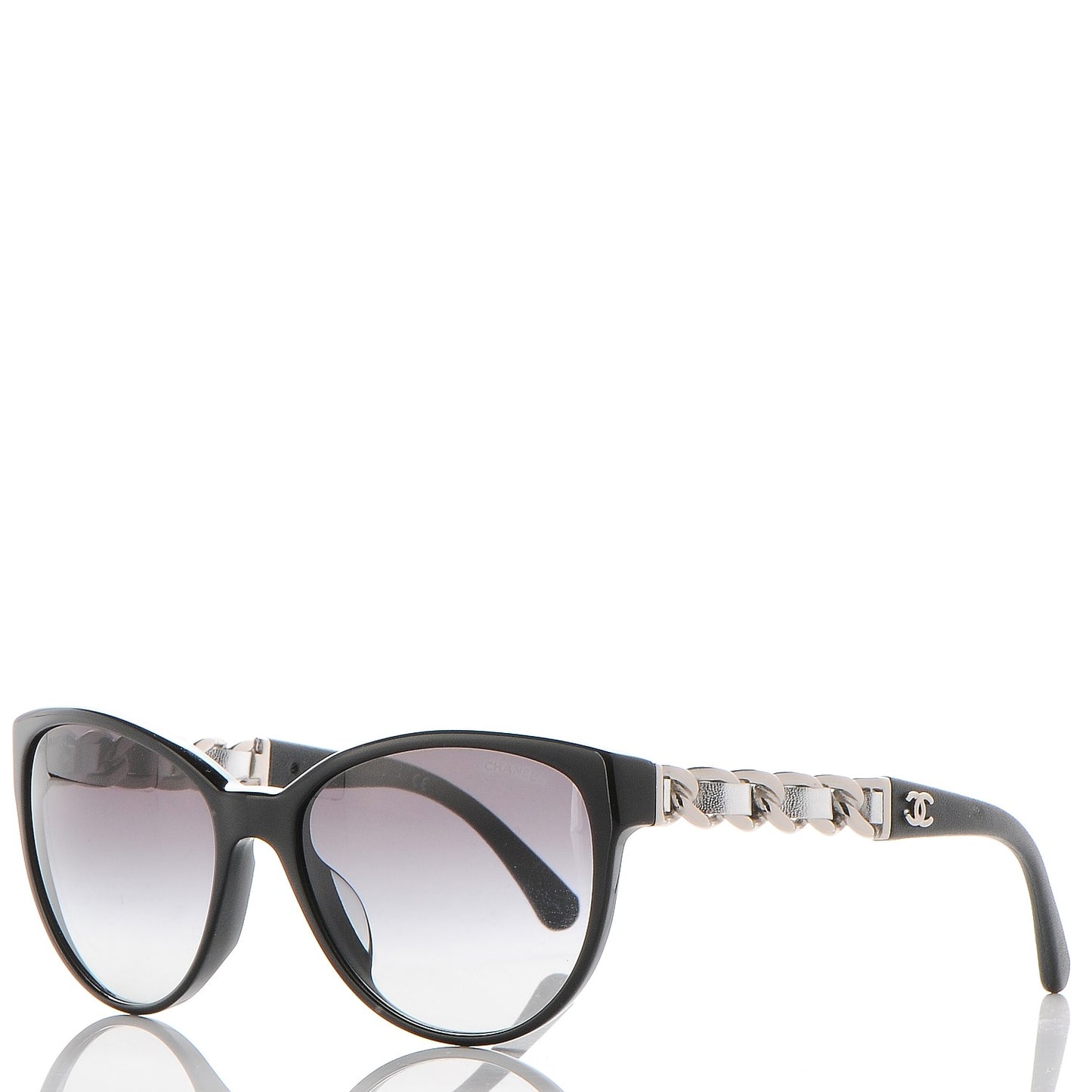 Butterfly Chain Sunglasses 5215-Q Black