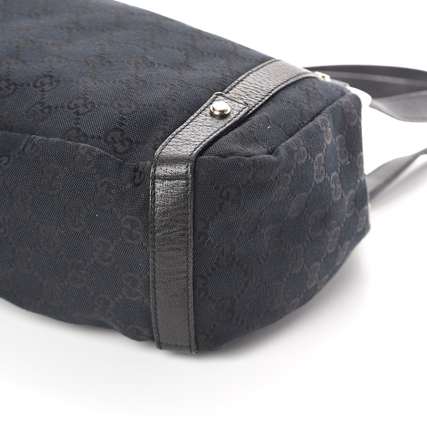 Monogram Medium Abbey Shoulder Bag Black