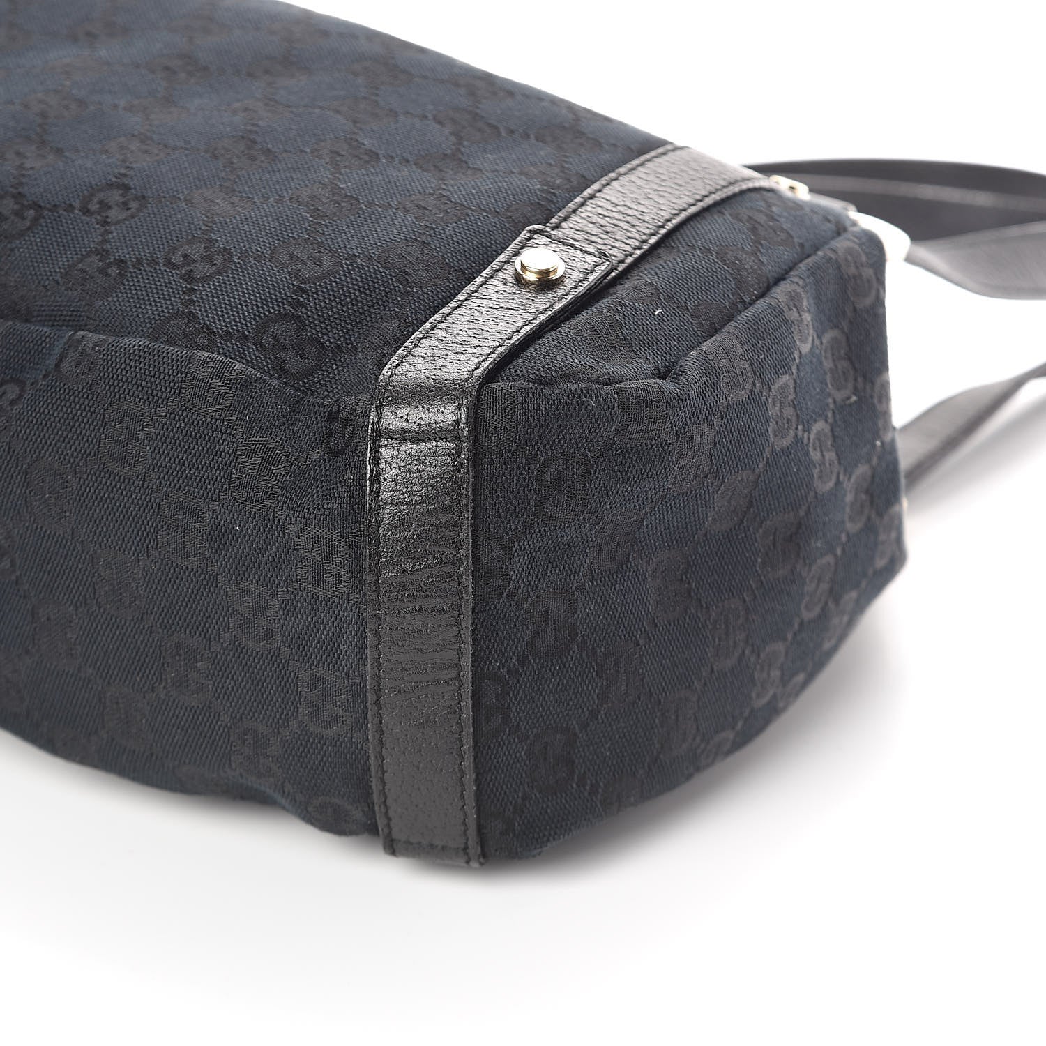 Gucci Monogram Medium Abbey Shoulder Bag Black 9 of 9