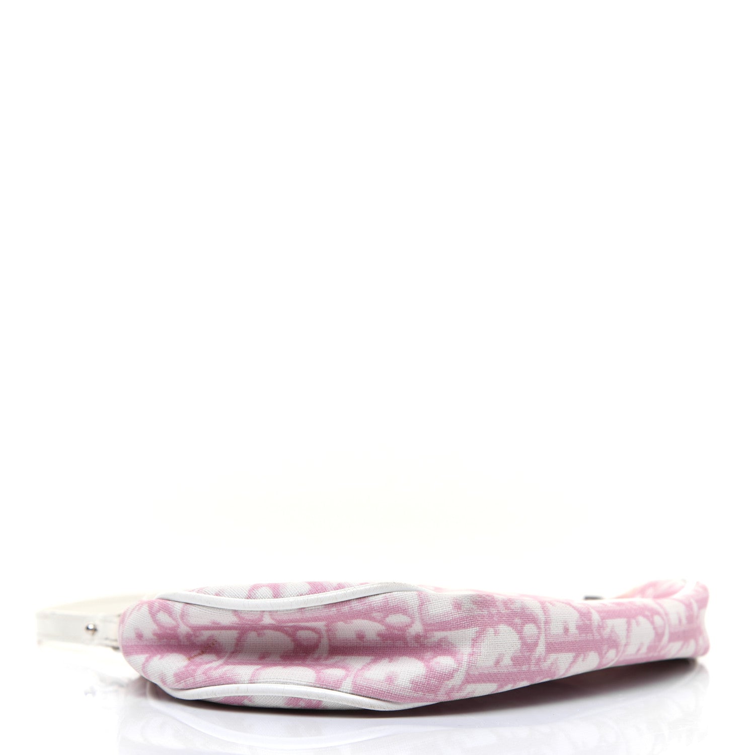 Christian Dior Monogram Mini Saddle Pochette Pink 5 of 20