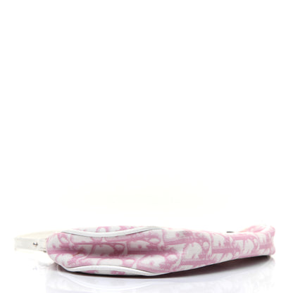 Christian Dior Monogram Mini Saddle Pochette Pink 5 of 20