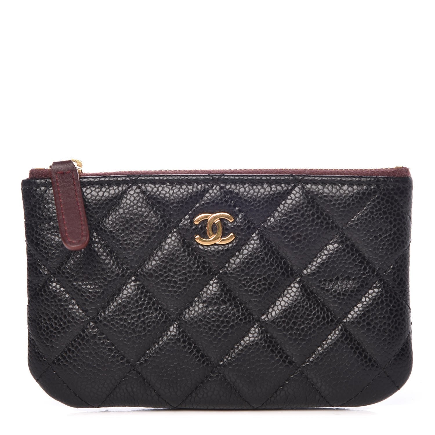 Chanel Caviar Quilted Small Cosmetic Case Black 1 of 7