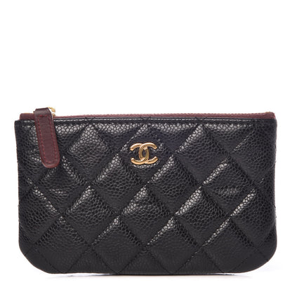 Chanel Caviar Quilted Small Cosmetic Case Black 1 of 7