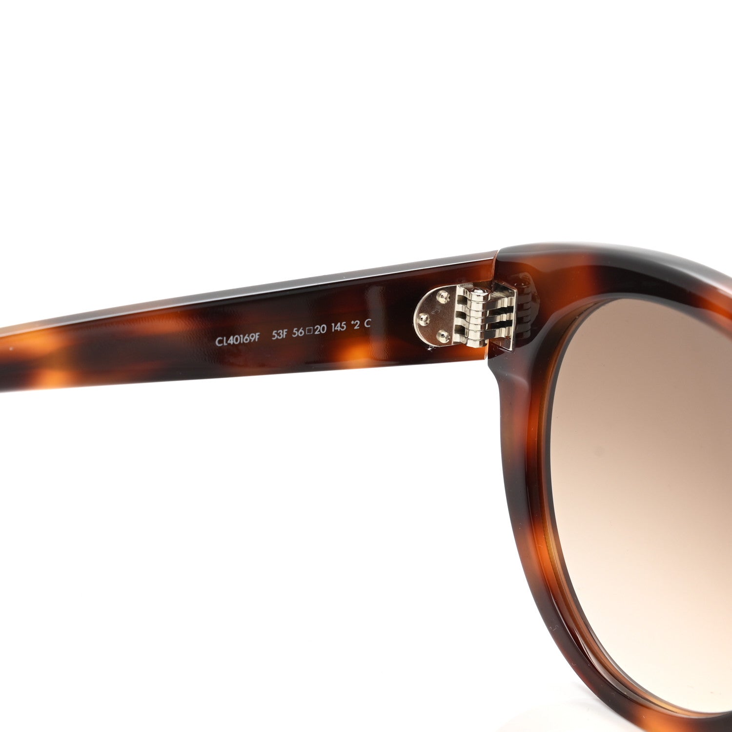 Celine Acetate Sunglasses CL40169F Havana 6 of 8