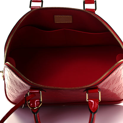 Louis Vuitton Vernis Alma PM Cherry 5 of 9