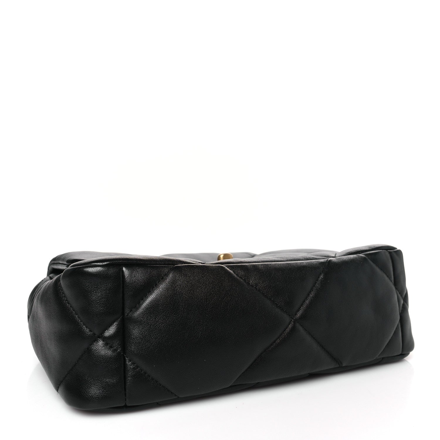 Chanel Goatskin Quilted Medium Chanel 19 Flap Black 4 of 10