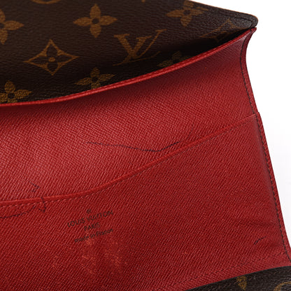 Louis Vuitton Monogram Josephine Wallet Red 8 of 8