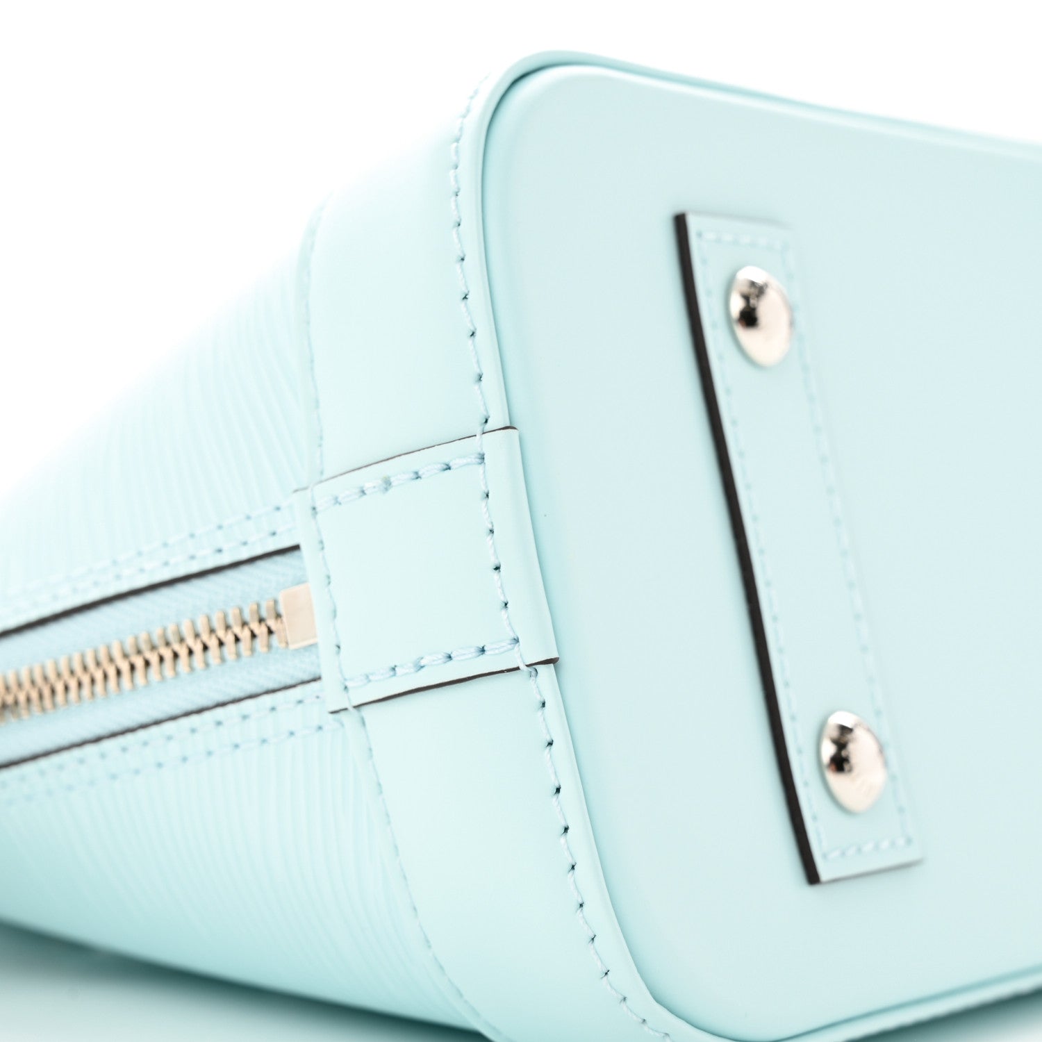 Louis Vuitton Epi Jacquard Alma BB Lagoon Blue 8 of 9