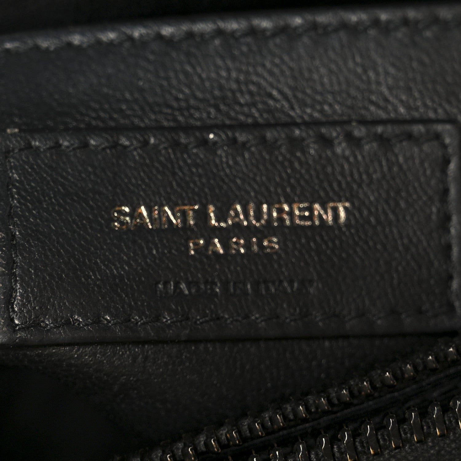 Saint Laurent Calfskin Y Quilted Monogram Monochrome Small Loulou Chain Satchel Black 7 of 11