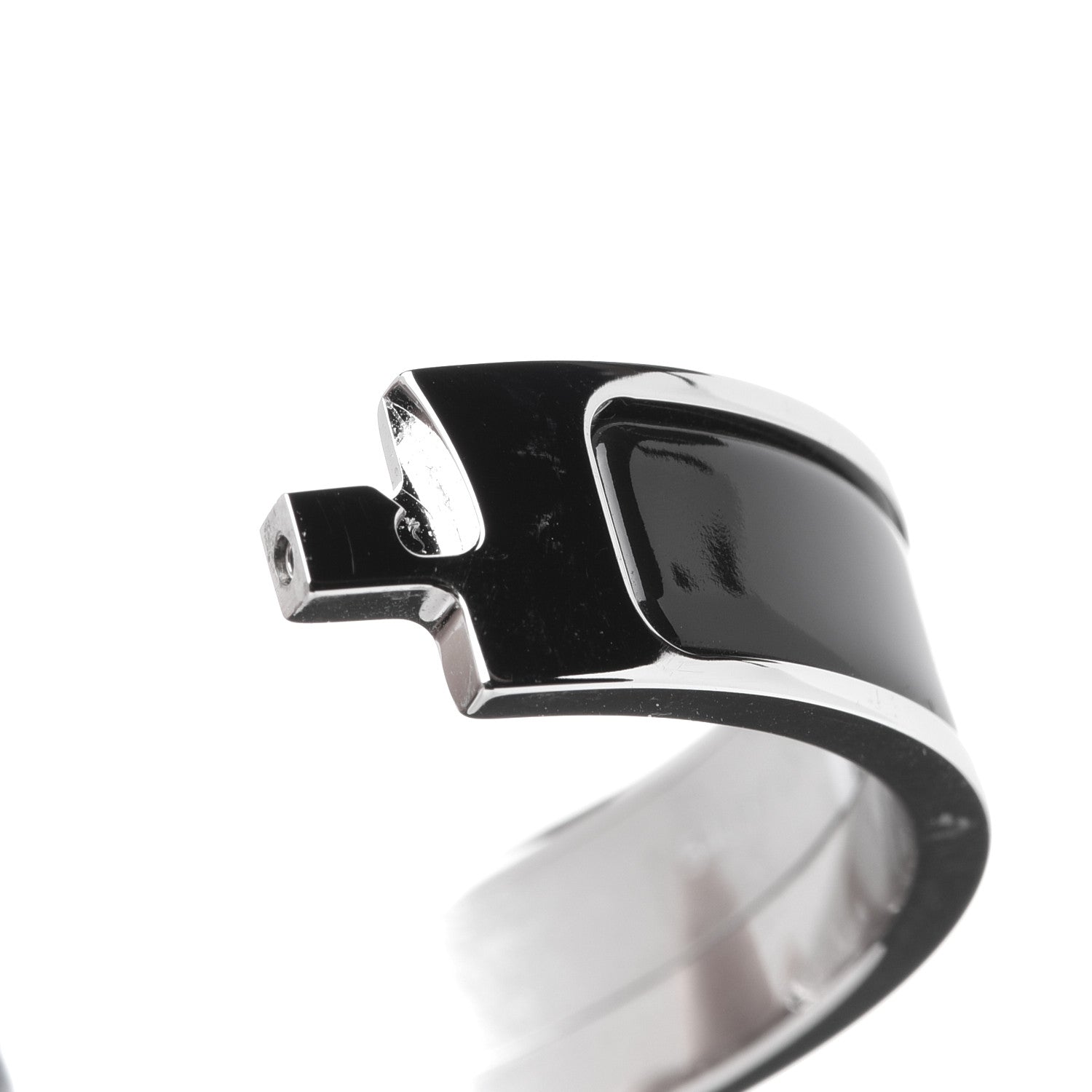 Hermes Enamel Narrow Clic Clac H Bracelet PM Black 14 of 17