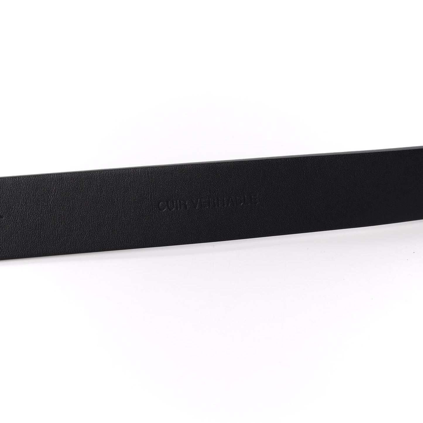 Calfskin Paris CC Belt 80 or 32 Black