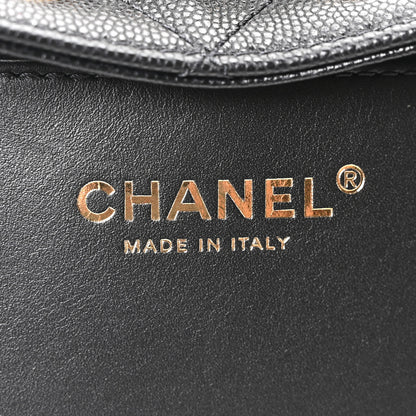 Chanel Caviar Quilted Mini Chanel 25 Handbag Black 6 of 10