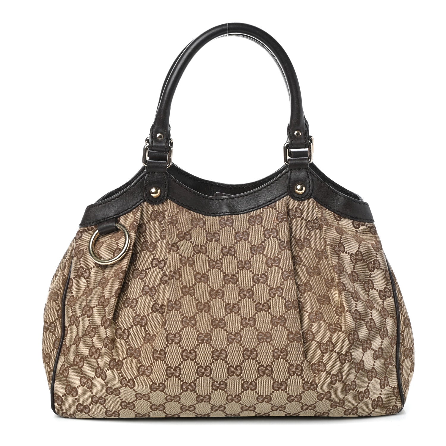 Gucci Monogram Medium Sukey Tote Dark Brown 1 of 10