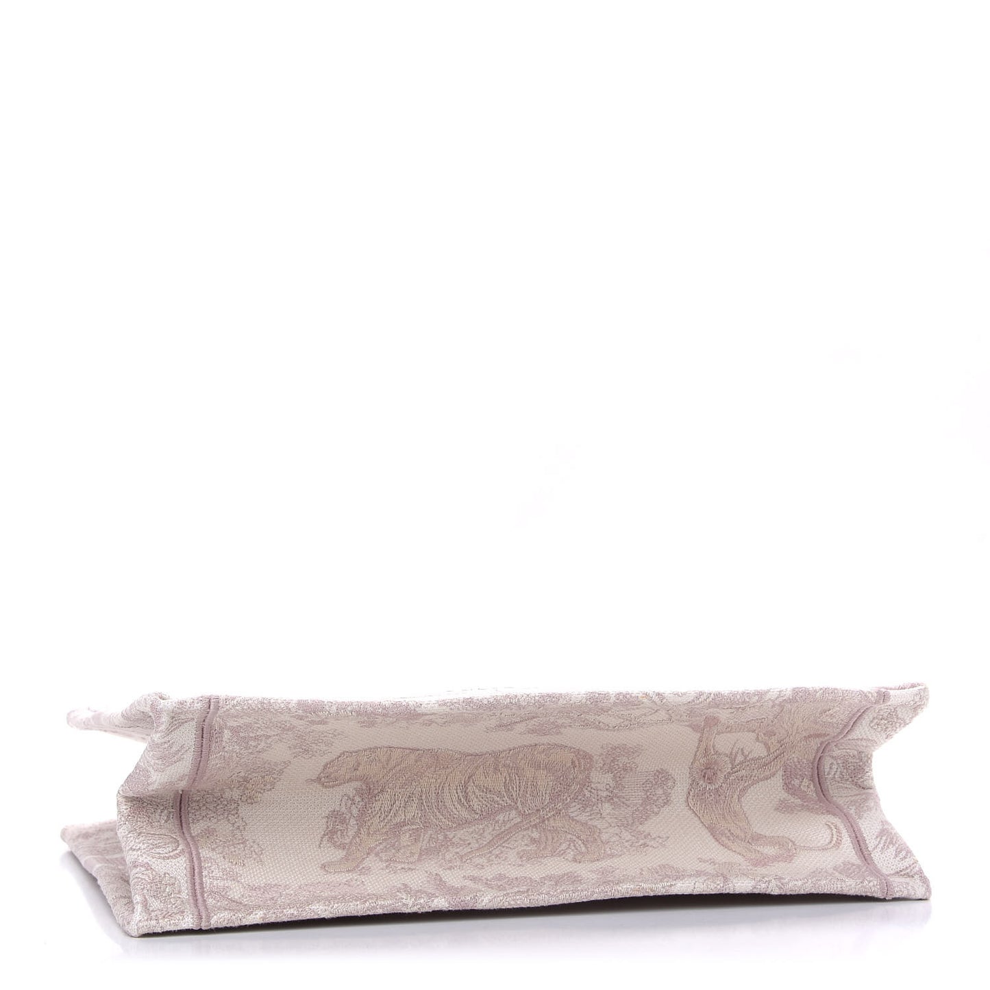 Canvas Embroidered Medium Dioriviera Toile De Jouy Book Tote Rose