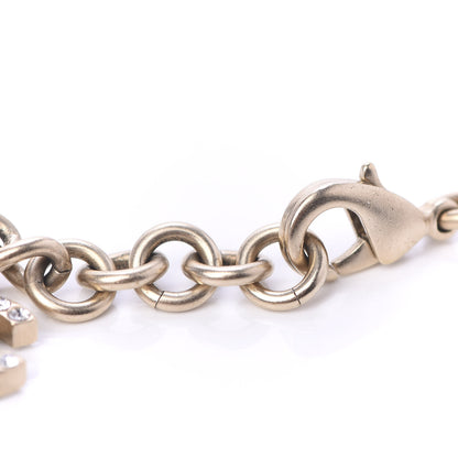 Chanel Crystal CC Heel Motif N°5 Charms Bracelet Gold 4 of 6