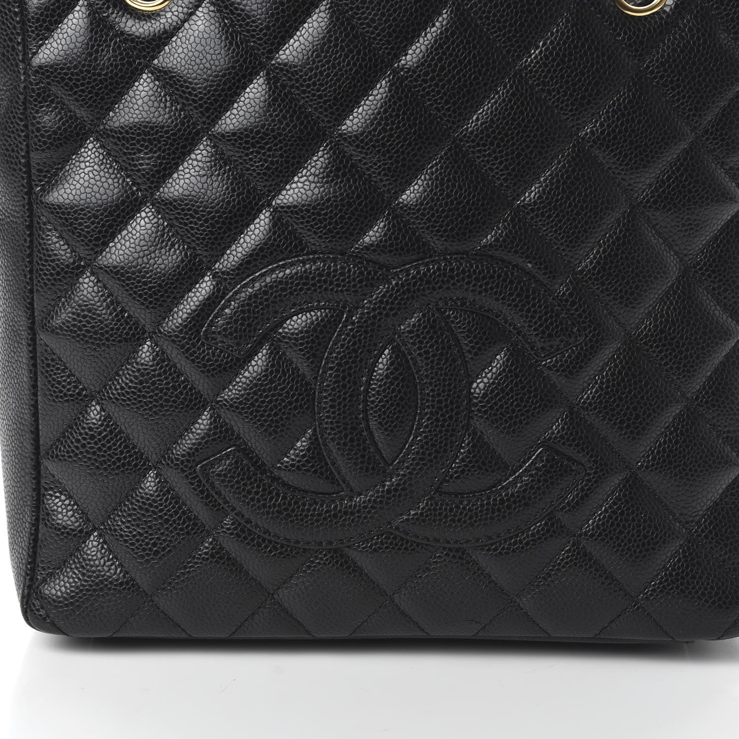 Chanel Caviar Quilted Petit Shopping Tote PST Black 10 of 10