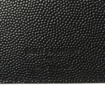 Saint Laurent Calfskin East West Wallet Black 7 of 7