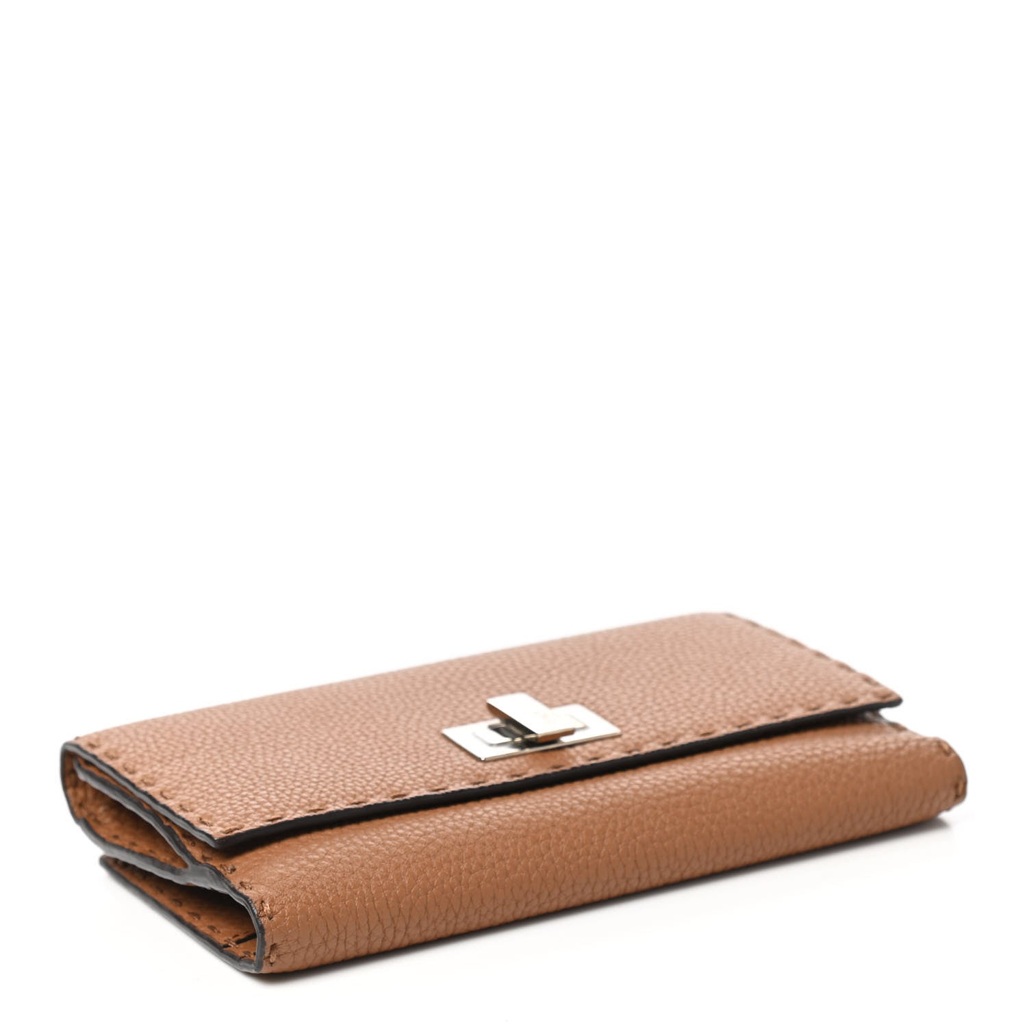 Fendi Cuoio Romano Selleria Peekaboo Continental Wallet Mou 4 of 11