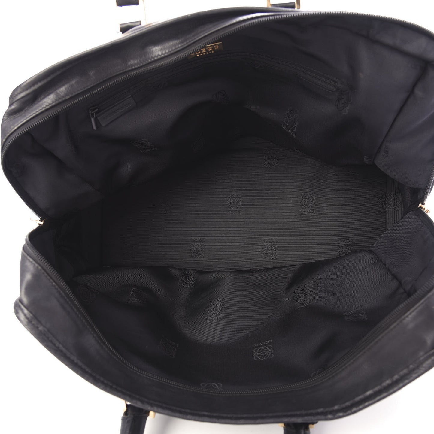 Calfskin Amazona Weekender Tote Black