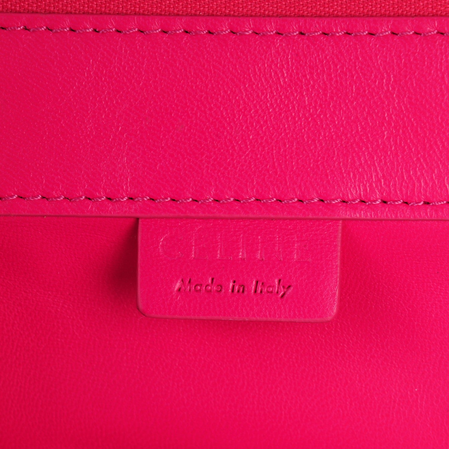 Celine Lambskin Vertical Bi-Cabas Hibiscus 7 of 8