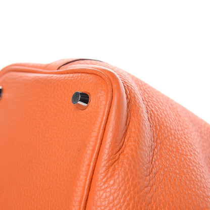 Hermes Taurillon Clemence Picotin Lock 18 PM Orange 9 of 14
