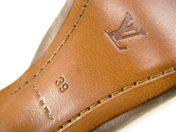 Louis Vuitton Mini Monogram Heels 39 6 of 9