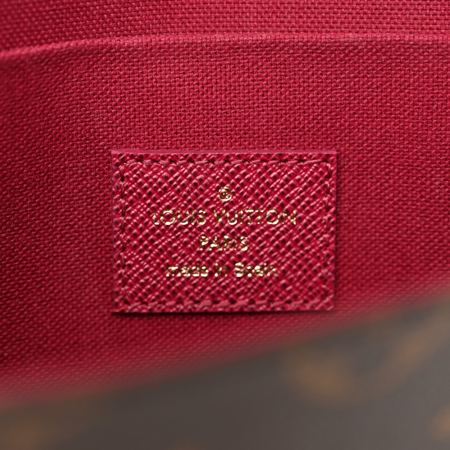 Louis Vuitton Monogram Pochette Felicie Chain Wallet Fuchsia 7 of 18