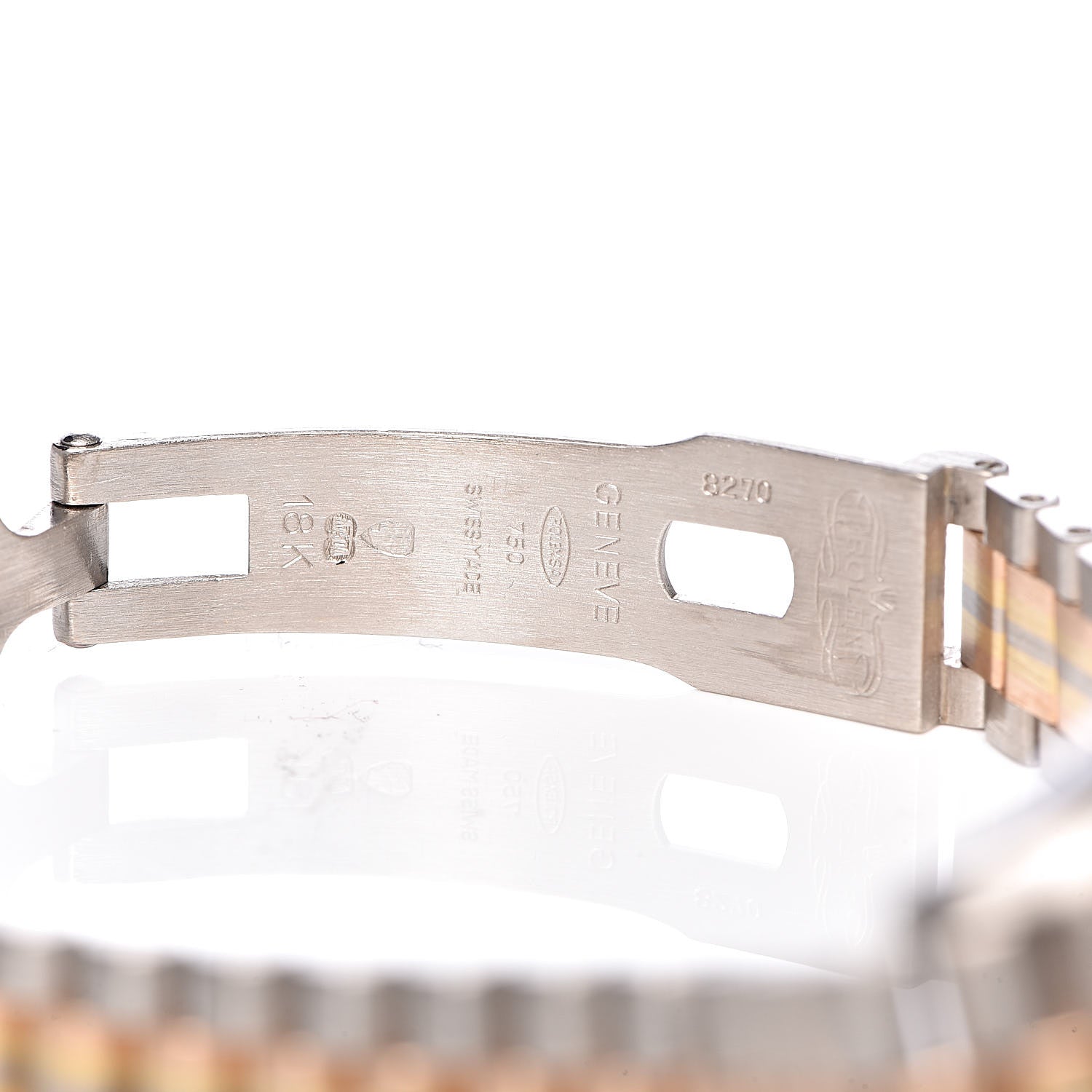 Rolex Stainless Steel 18K Everose White Yellow Gold 26mm Oyster Perpetual Datejust Watch Tridor 69179 7 of 7
