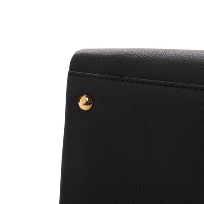 Louis Vuitton Calfskin Lockmeto Black 10 of 11