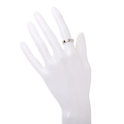 Cartier 18K White Gold 3.5mm LOVE Wedding Band Ring 49 4.75 2 of 5
