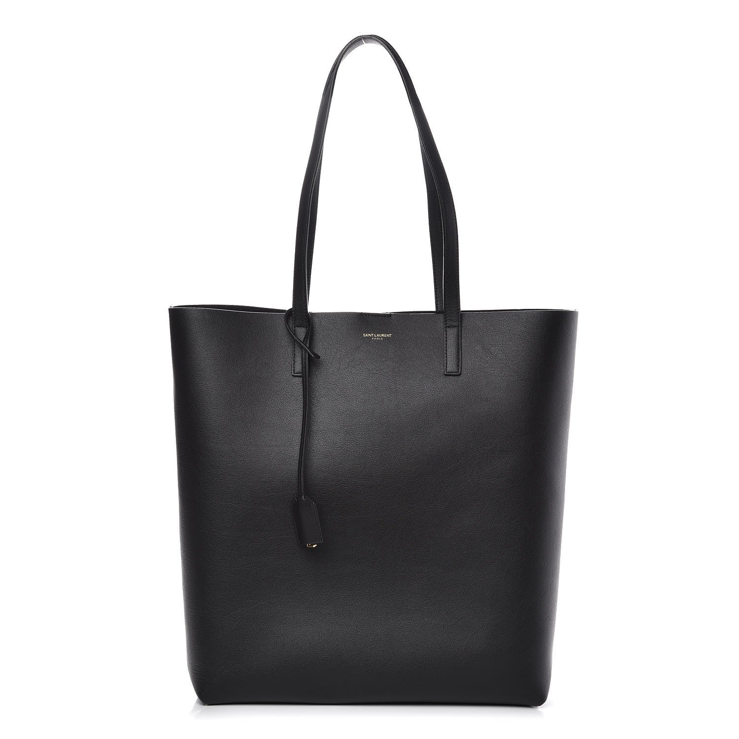 Saint Laurent Calfskin Medium Shopping Tote Black 1 of 13