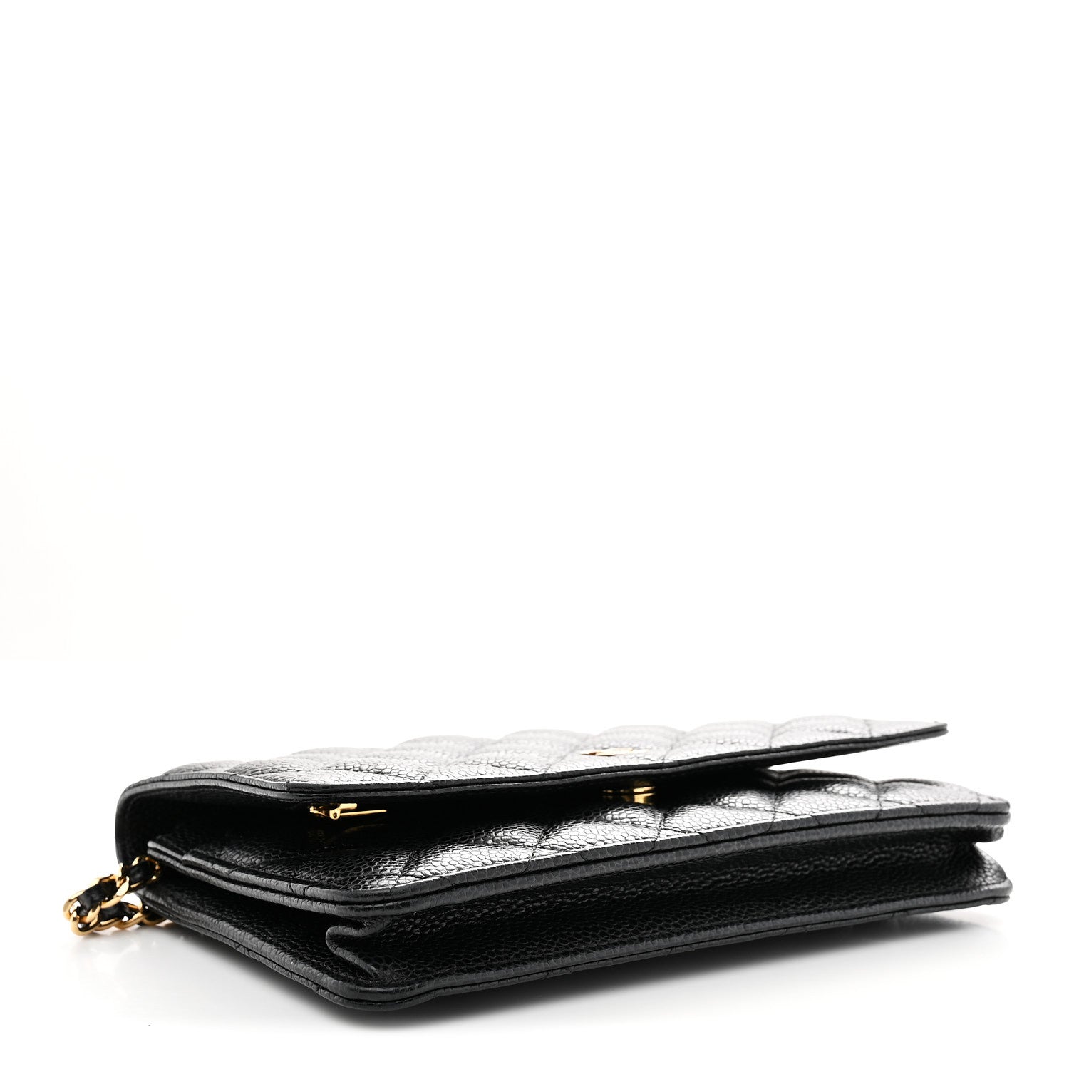 Chanel Caviar Quilted Wallet on Chain WOC Black 4 of 12