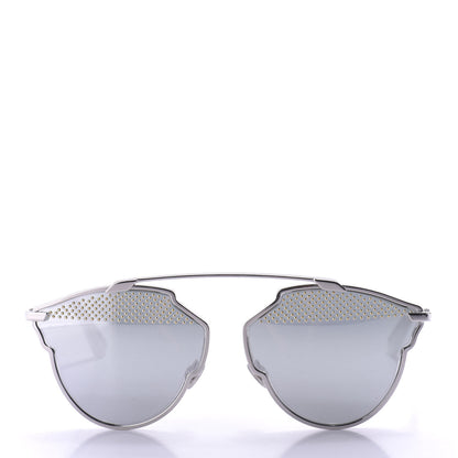 Christian Dior Studded So Real Sunglasses Silver White 2 of 10